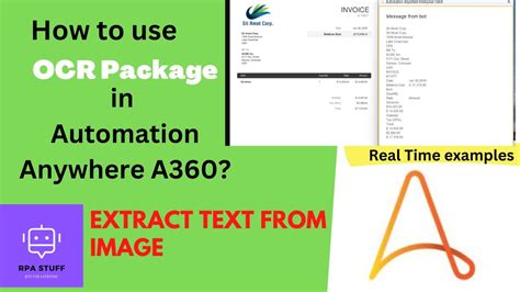 OCR Package Automation Anywhere A360 .